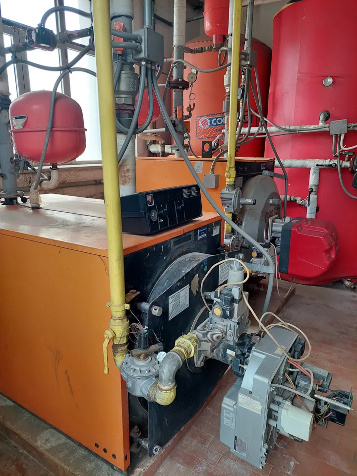 Centrale termica prima delle lavorazioni