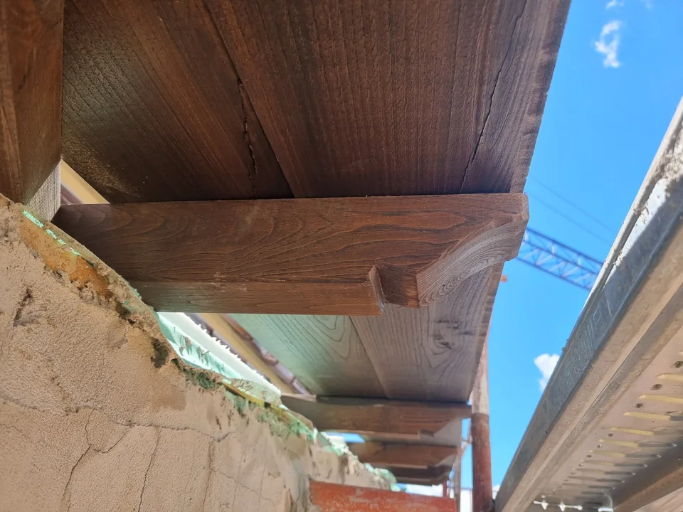 Struttura lignea della copertura