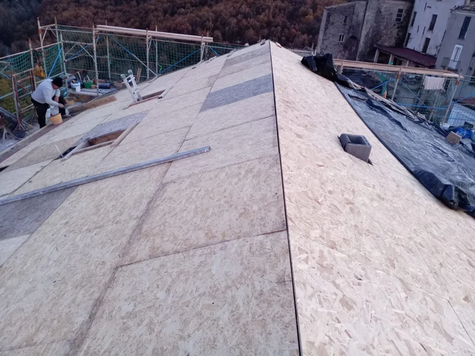 Pannelli e ventilazione della copertura